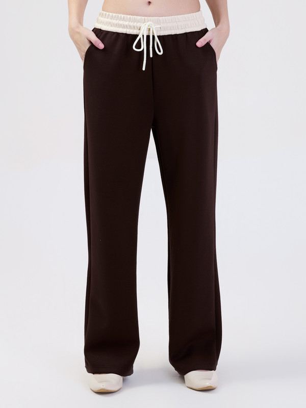 ALBION SMART LADIES BROWN HAREM PANT