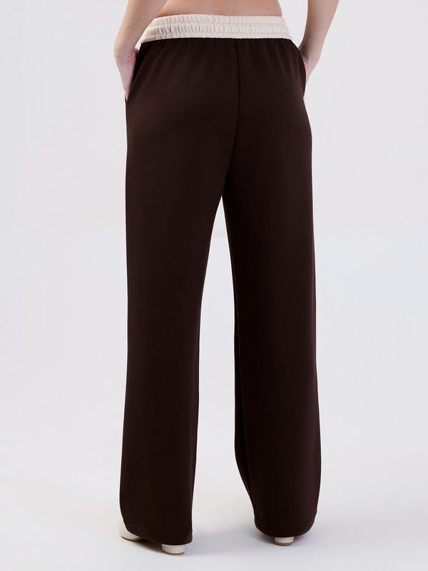 ALBION SMART LADIES BROWN HAREM PANT