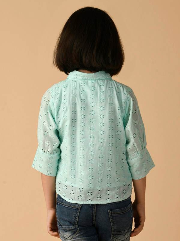 ALBION PREMIUM GIRLS GREEN TOP