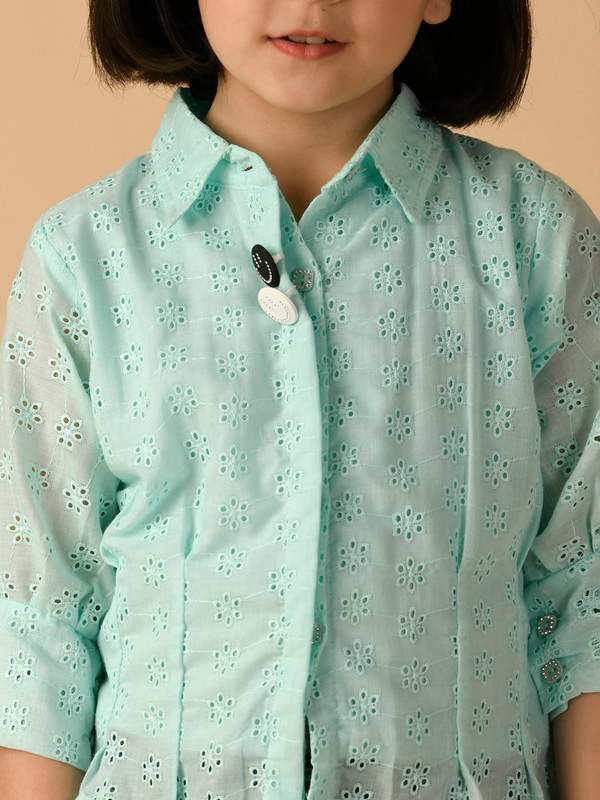 ALBION PREMIUM GIRLS GREEN TOP