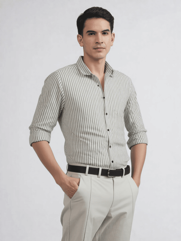 ALBION PREMIUM MENS WHITE  SHIRT