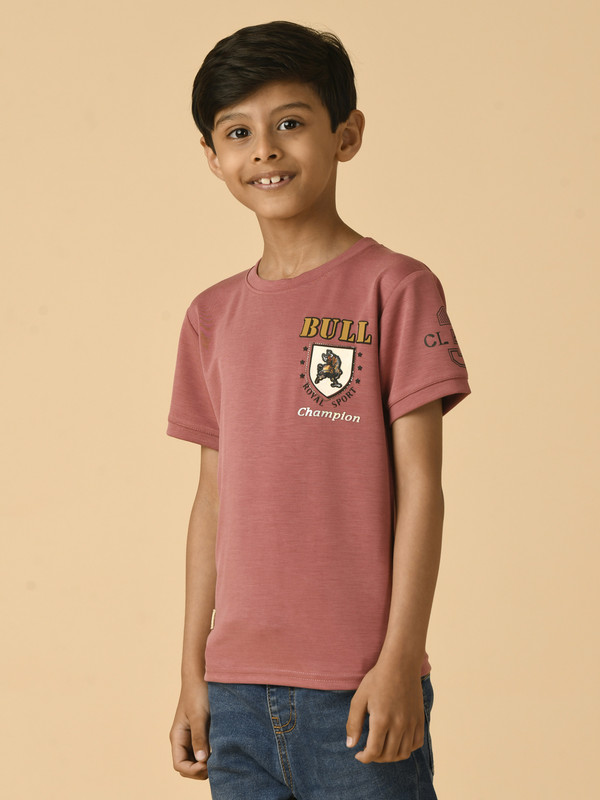 ALBION PREMIUM BOYS PEACH T-SHIRT