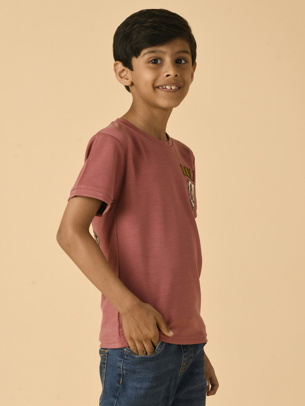 ALBION PREMIUM BOYS PEACH T-SHIRT