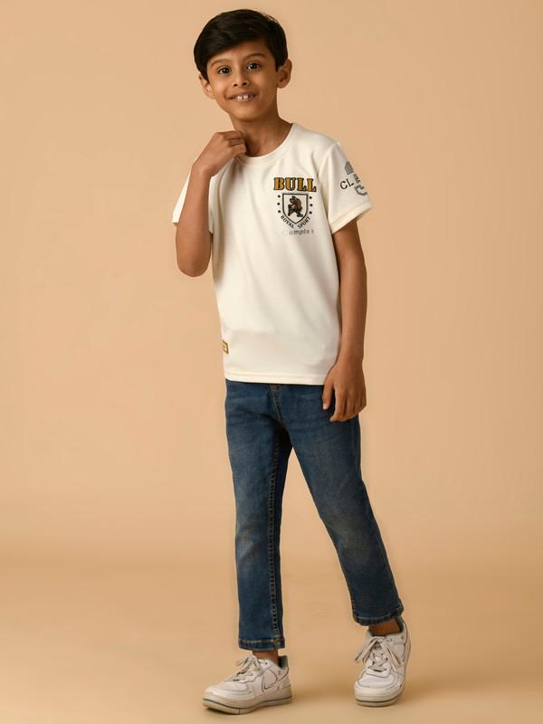 ALBION PREMIUM BOYS WHITE T-SHIRT
