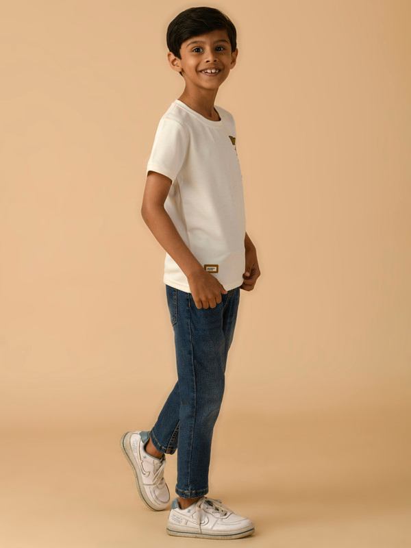 ALBION PREMIUM BOYS WHITE T-SHIRT