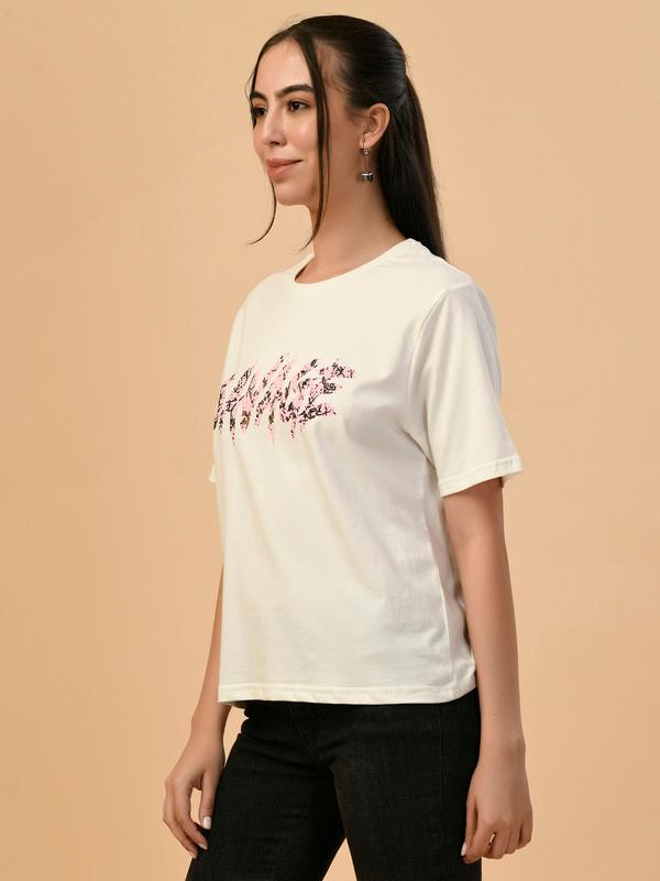 ALBION PREMIUM LADIES D.WHITE REGULAR T-SHIRT