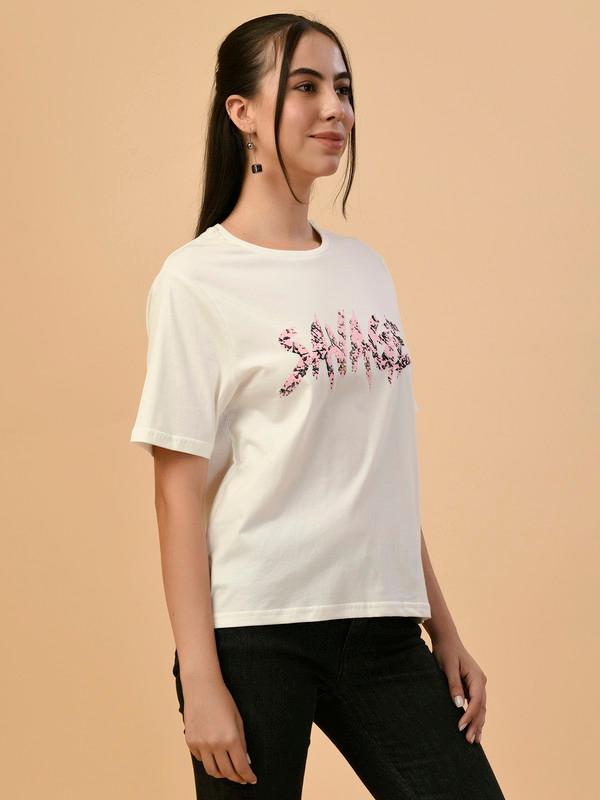 ALBION PREMIUM LADIES D.WHITE REGULAR T-SHIRT