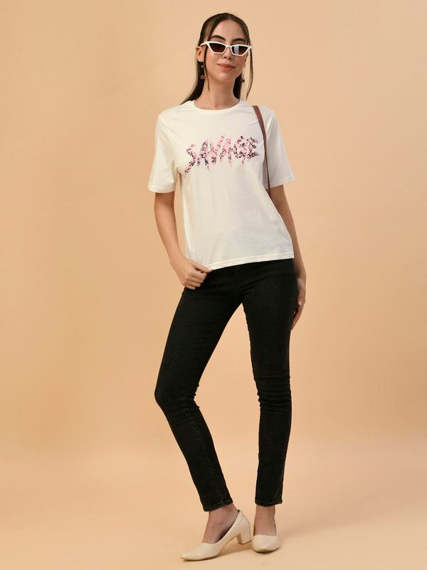 ALBION PREMIUM LADIES D.WHITE REGULAR T-SHIRT
