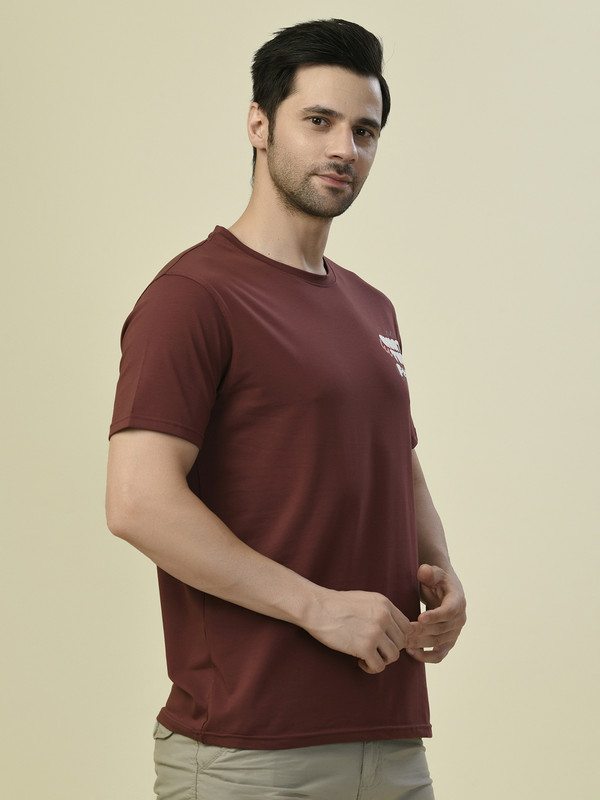 ALBION PREMIUM CYAN RUST MENS T-SHIRT