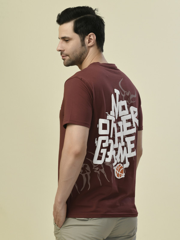 ALBION PREMIUM CYAN RUST MENS T-SHIRT