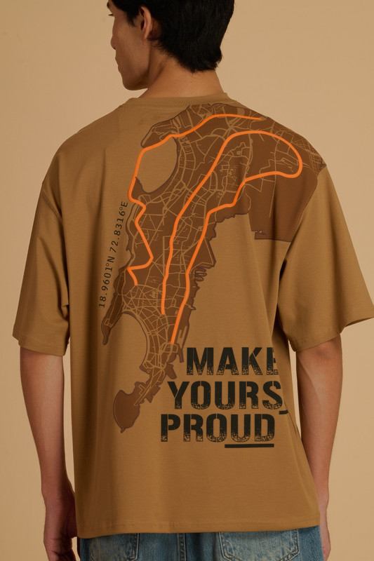 Albion Premium Mens L.Brown T-Shirt