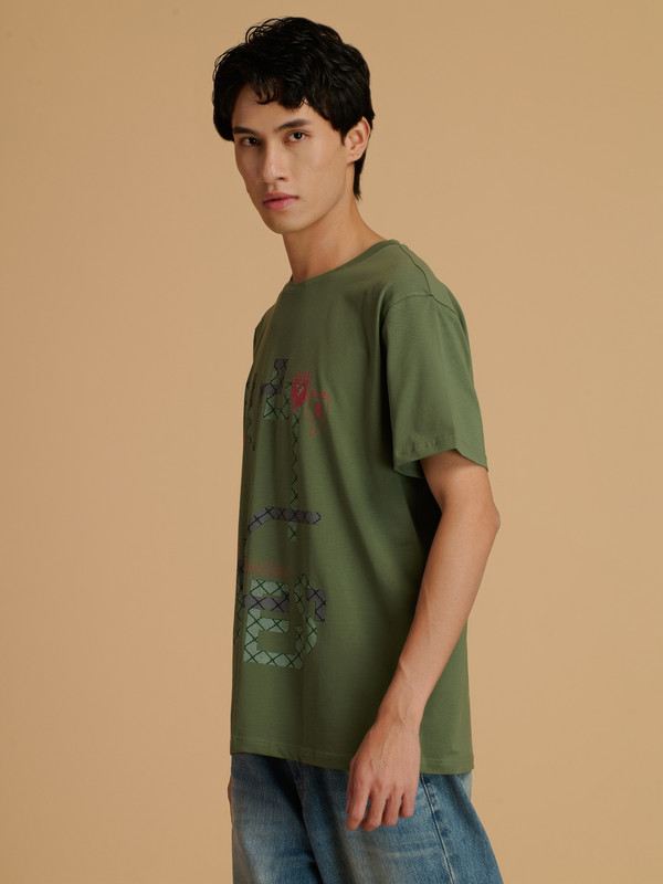 Albion Premium Mens Green T-Shirt