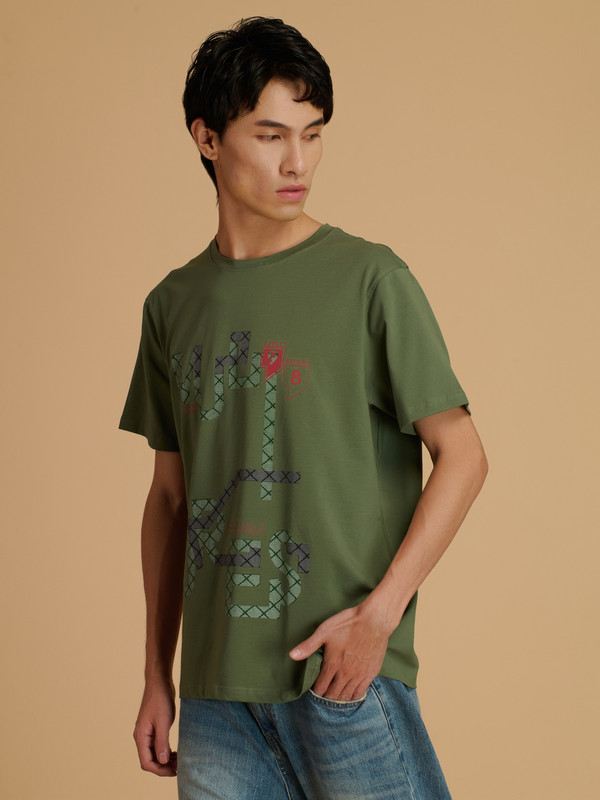 Albion Premium Mens Green T-Shirt