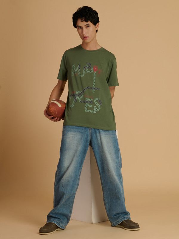 Albion Premium Mens Green T-Shirt