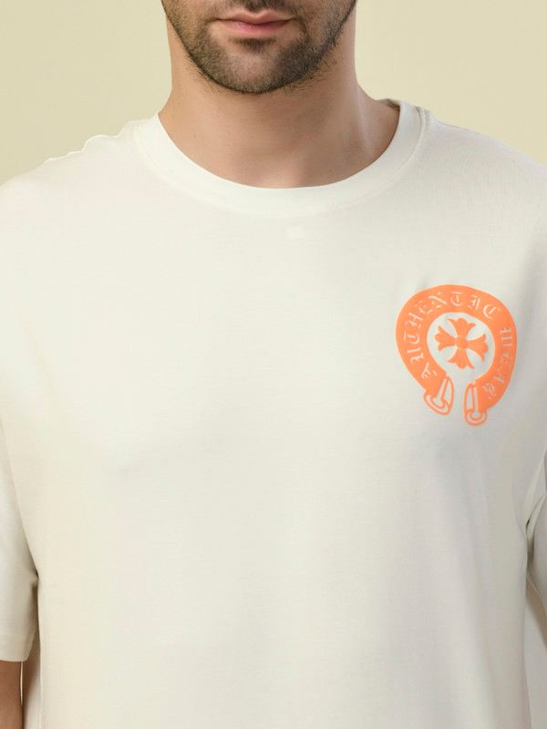 ALBION PREMIUM CYAN WHITE MENS T-SHIRT