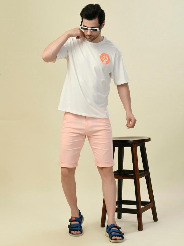 ALBION PREMIUM CYAN WHITE MENS T-SHIRT