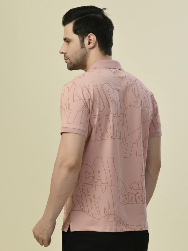 ALBION PREMIUM CYAN D.PINK MENS T-SHIRT