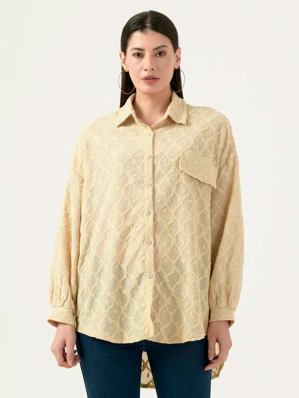 Albion Women Smart Premium Fown Casual Shirt