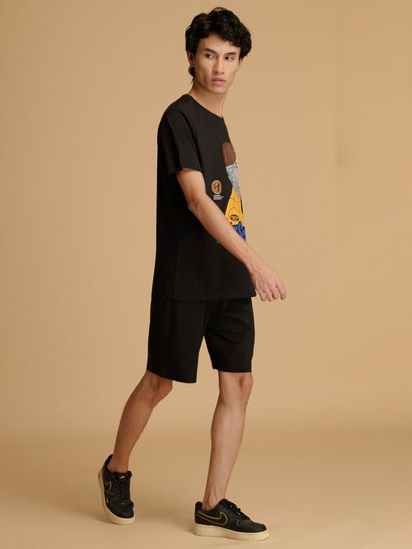 Albion Premium Mens Black Coord Set