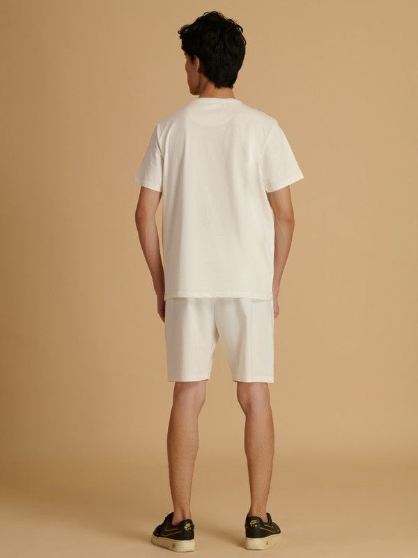 Albion Premium Mens White Coord Set