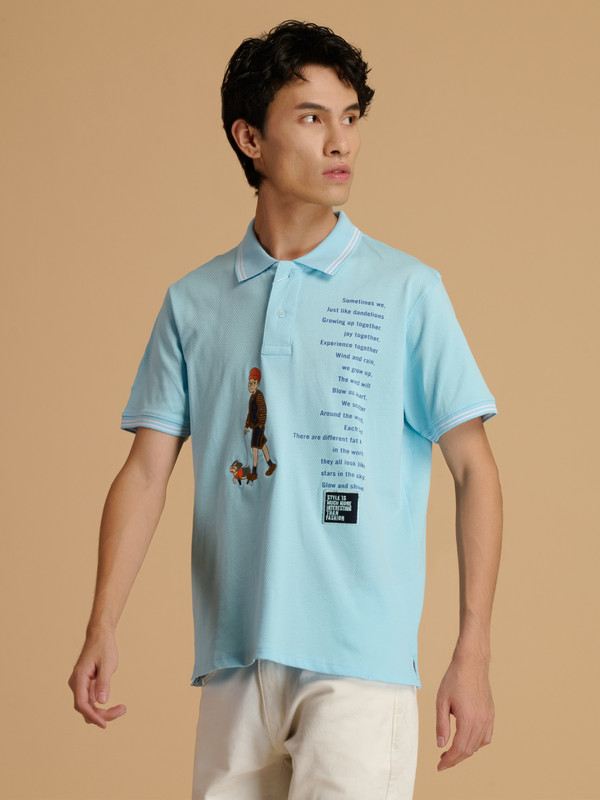 Albion Premium Mens Sky T-Shirt