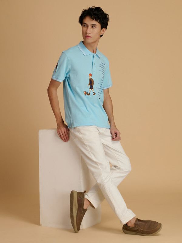 Albion Premium Mens Sky T-Shirt