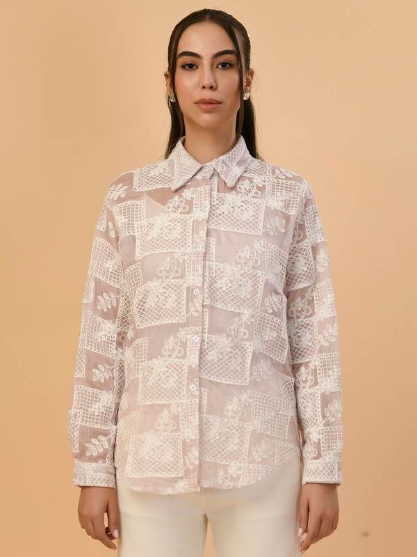 ALBION PREMIUM LADIES PINK BLOUSON TOP