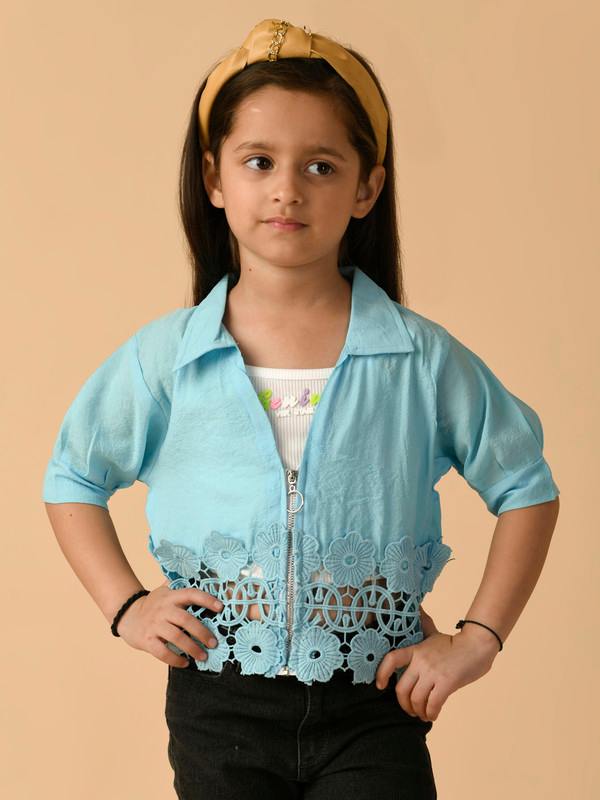 ALBION PREMIUM GIRLS SKY TOP
