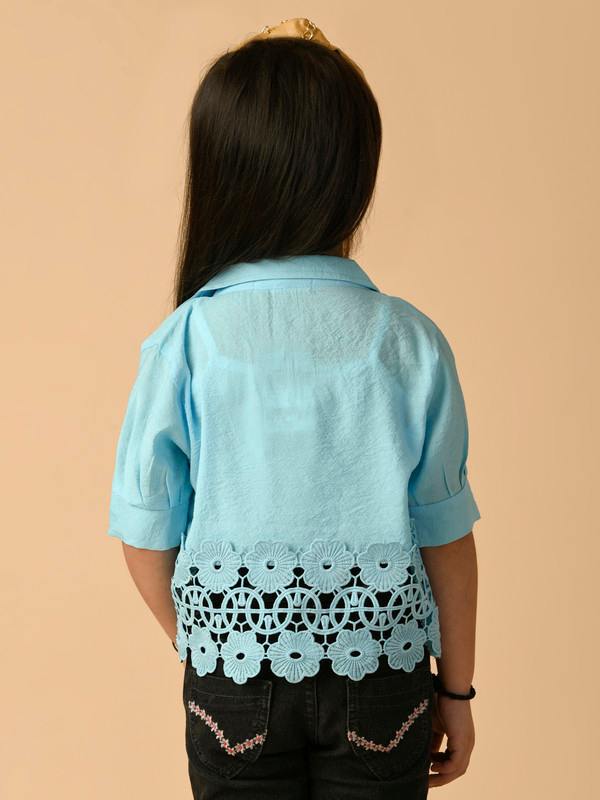 ALBION PREMIUM GIRLS SKY TOP