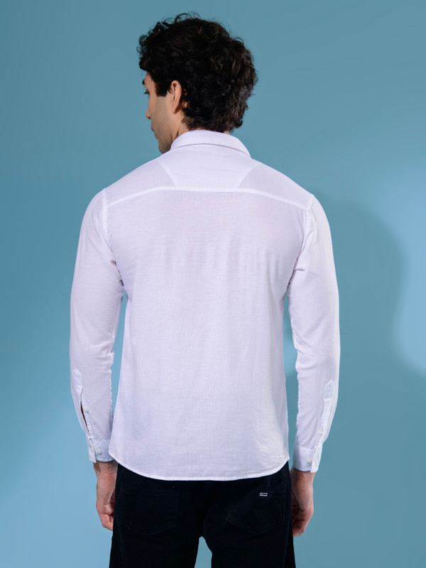 ALBION MENS BUTTERFLY WHITE SHIRT