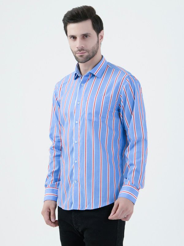 Albion Mens R.Blue Shirt Full Sleeve