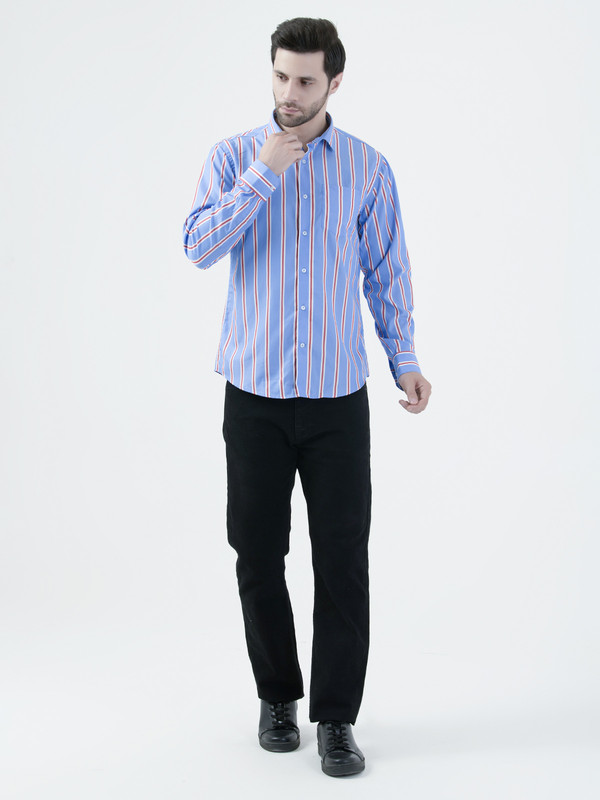 Albion Mens R.Blue Shirt Full Sleeve