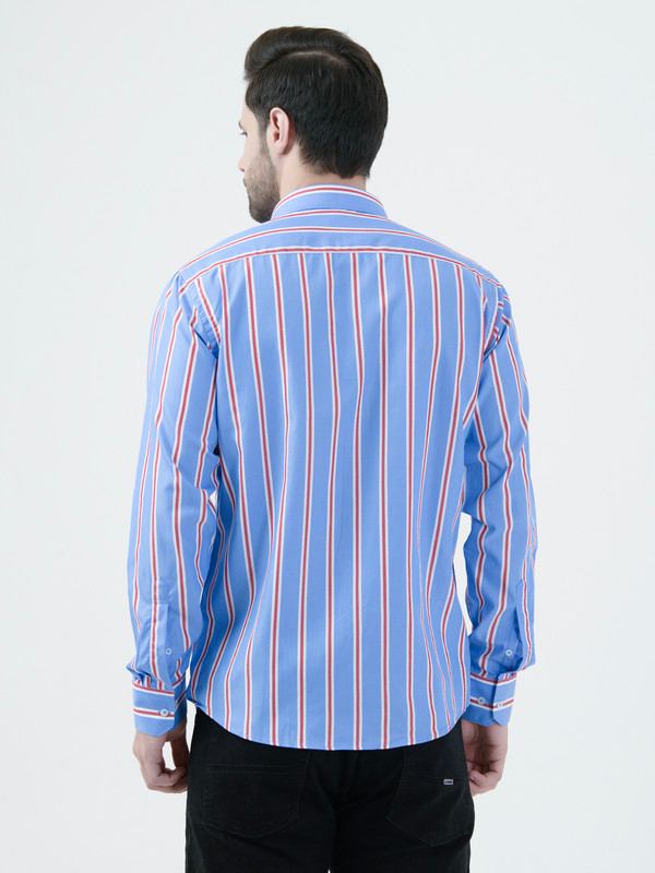 Albion Mens R.Blue Shirt Full Sleeve