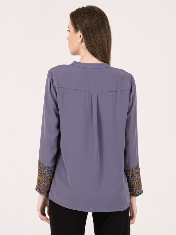 Albion Women Grey Smart Top