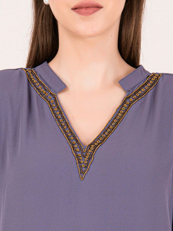 Albion Women Grey Smart Top