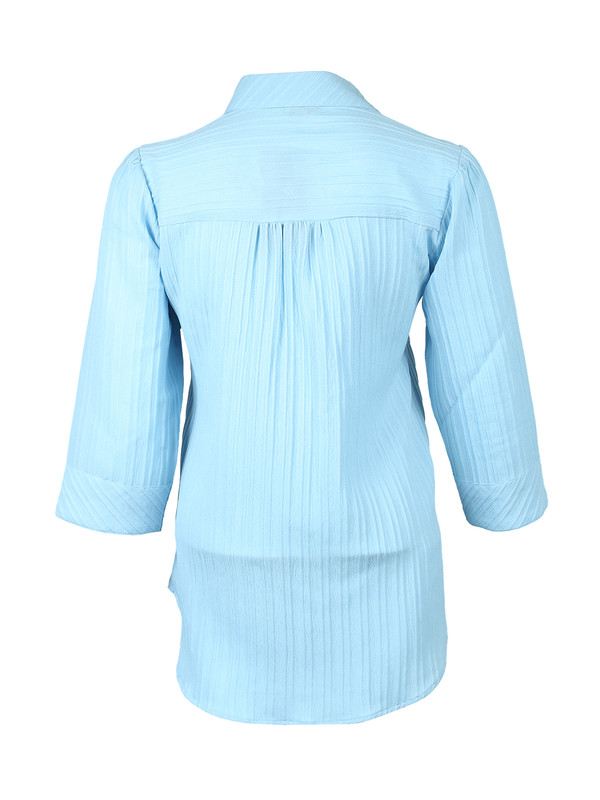 Albion Women Just In-Time Aqua Blouson Top
