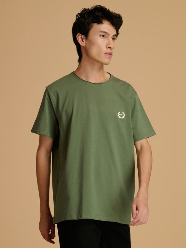Albion Premium Mens Green T-Shirt