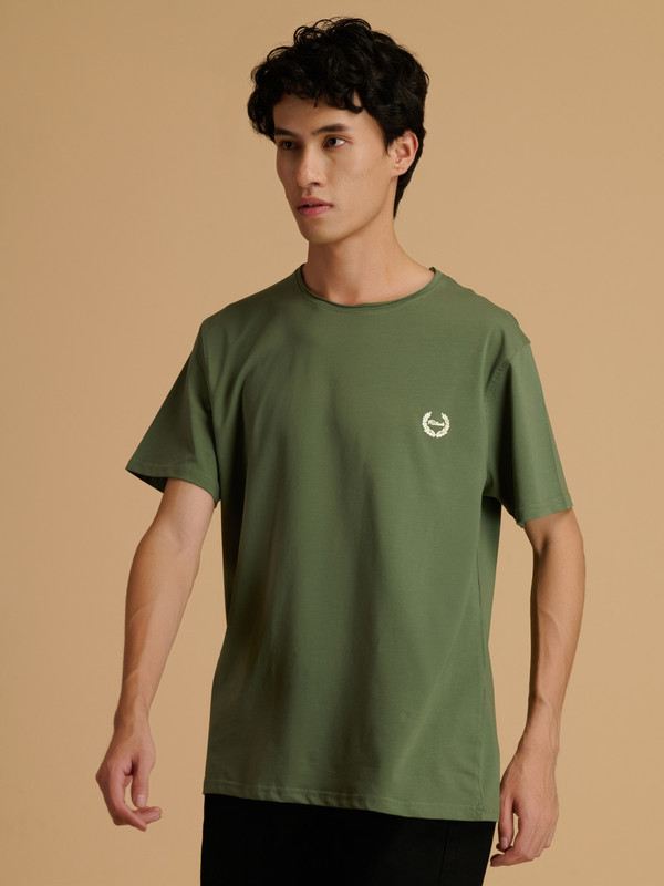 Albion Premium Mens Green T-Shirt