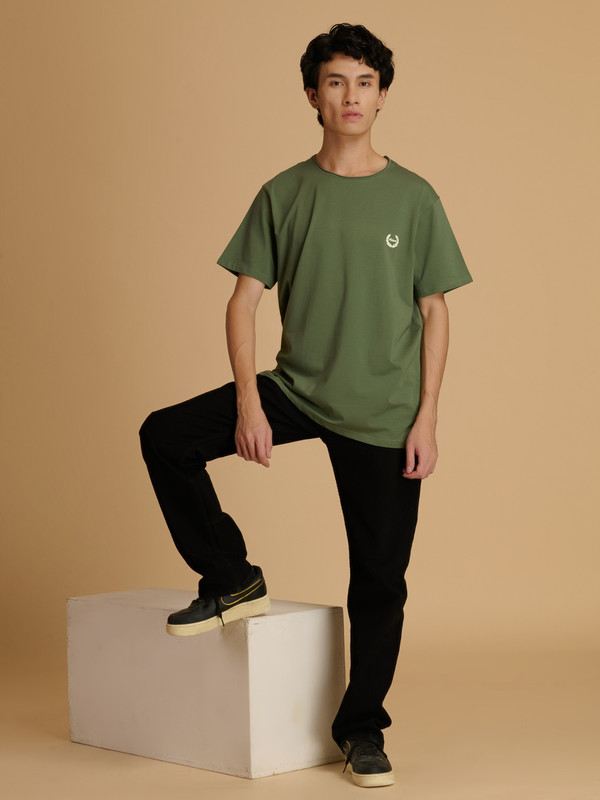 Albion Premium Mens Green T-Shirt