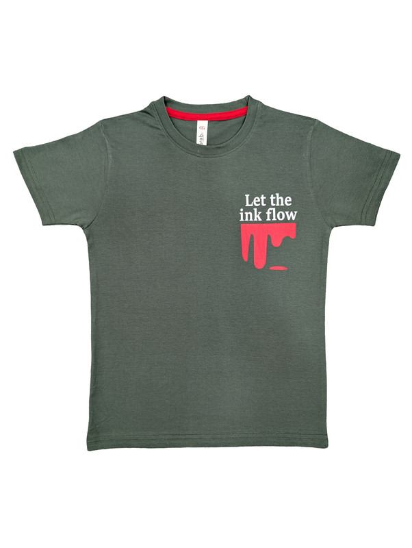 Albion Smart Boys Round Neck Printed T-shirt