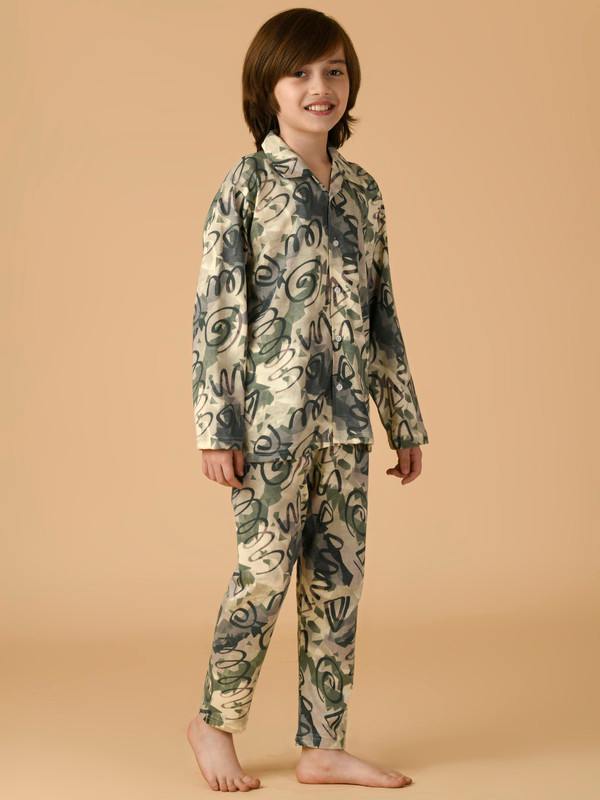 ALBION PREMIUM BOYS FAWN NIGHT SUIT