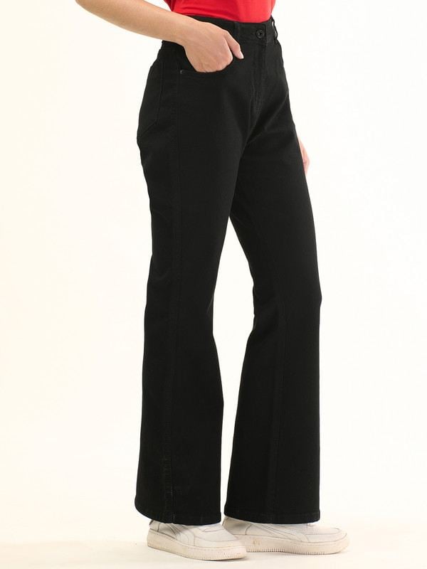 Albion Women Superior Black Bootcut Jeans