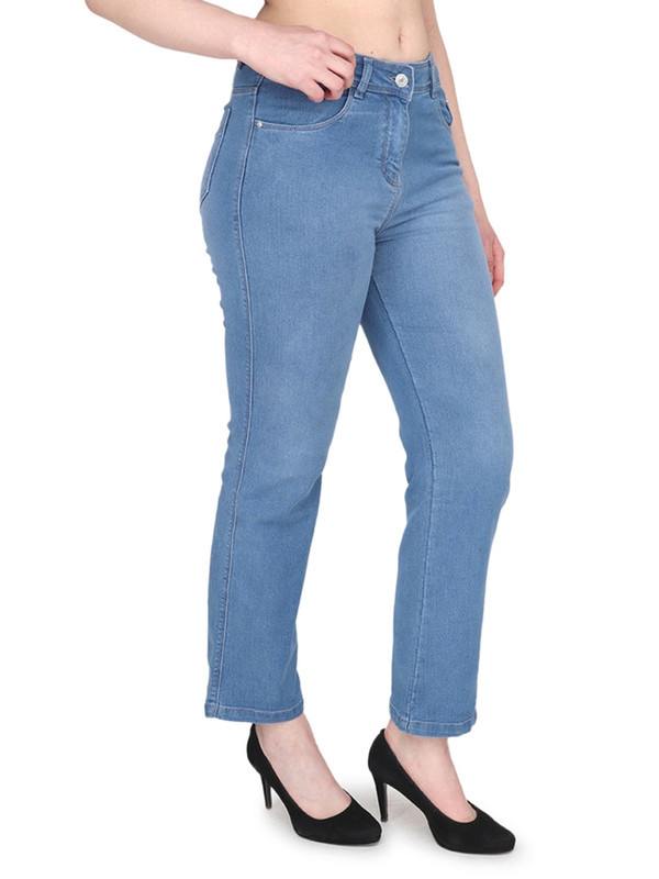 Chunmun Albion Smart Casual  Mid Blue Jeans
