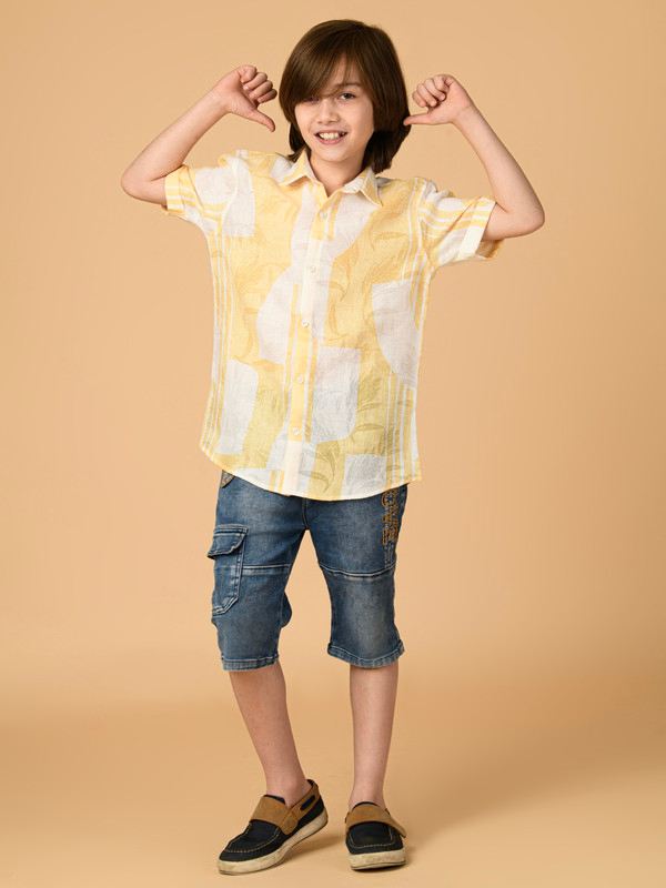 ALBION PREMIUM BOYS LEMON SHIRT