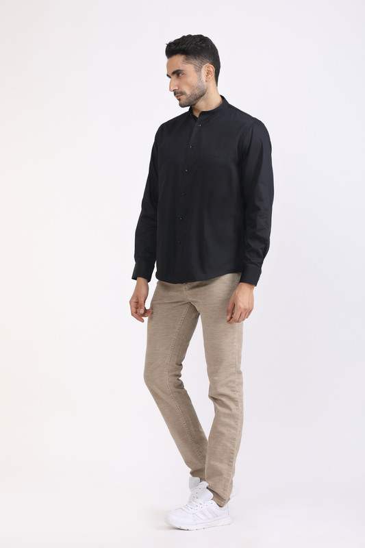 Albion Mens Premiume Black Casual Shirt