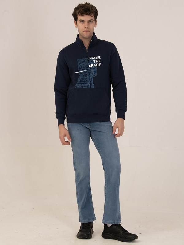 Albion New Classic Comfort Navy  Sweatshirt