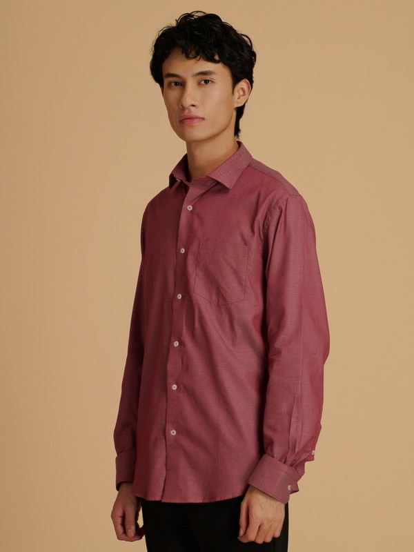 Albion Premium Mens A Maroon Shirt Fs