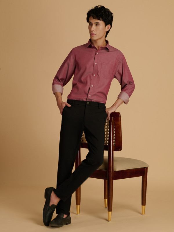 Albion Premium Mens A Maroon Shirt Fs