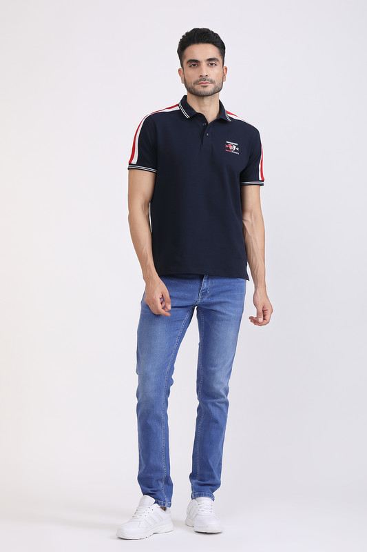 Albion Mens Primume Navy T-Shirt