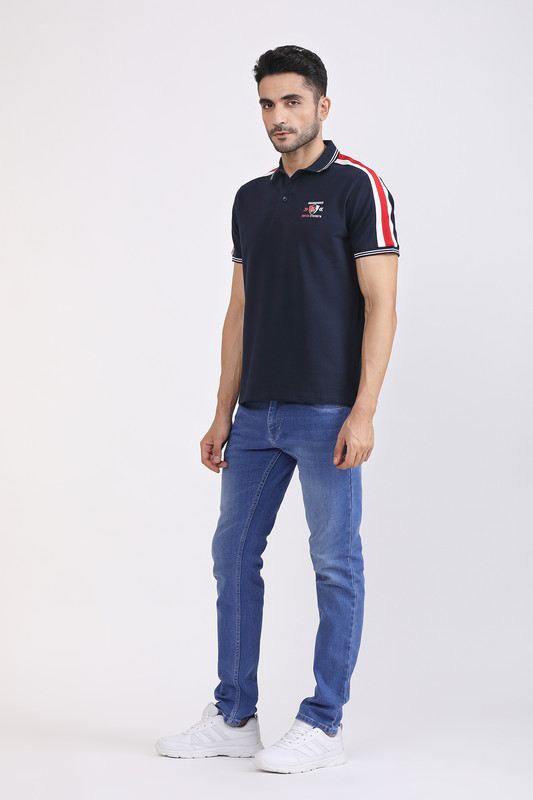 Albion Mens Primume Navy T-Shirt